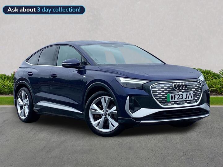 Audi Q4 40 S Line Sportback Auto 5dr 82kWh Audi Q4 40 S Line Sportback Auto 5dr 82kWh