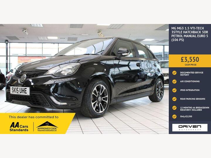 MG MG3 1.5 VTi-TECH 3Style Euro 5 5dr