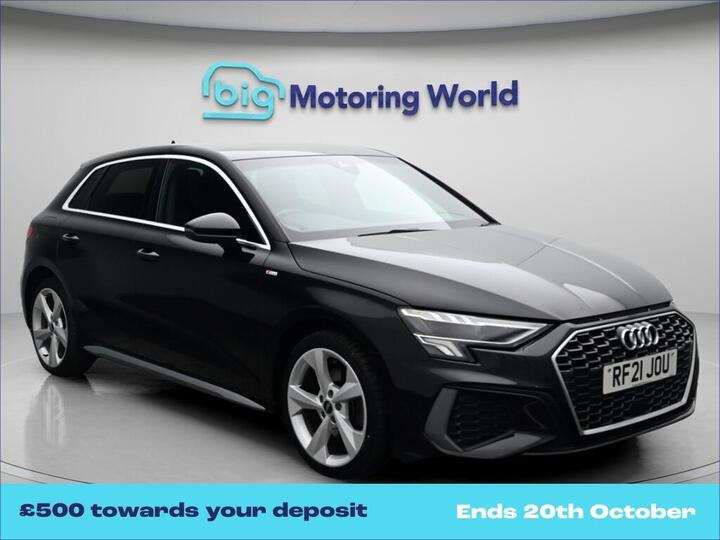Audi A3 1.4 TFSIe 40 S Line Sportback S Tronic Euro 6 (s/s) 5dr 13kWh