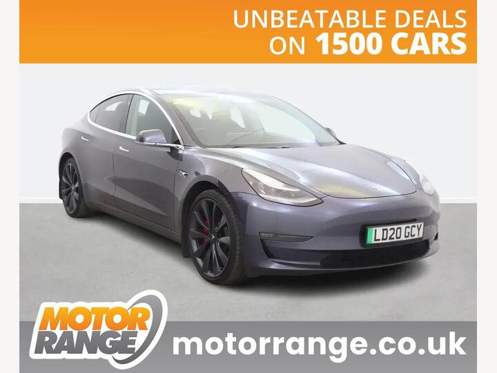 Tesla Model 3 (Dual Motor) Performance Auto 4WDE 4dr (Performance Upgrade)