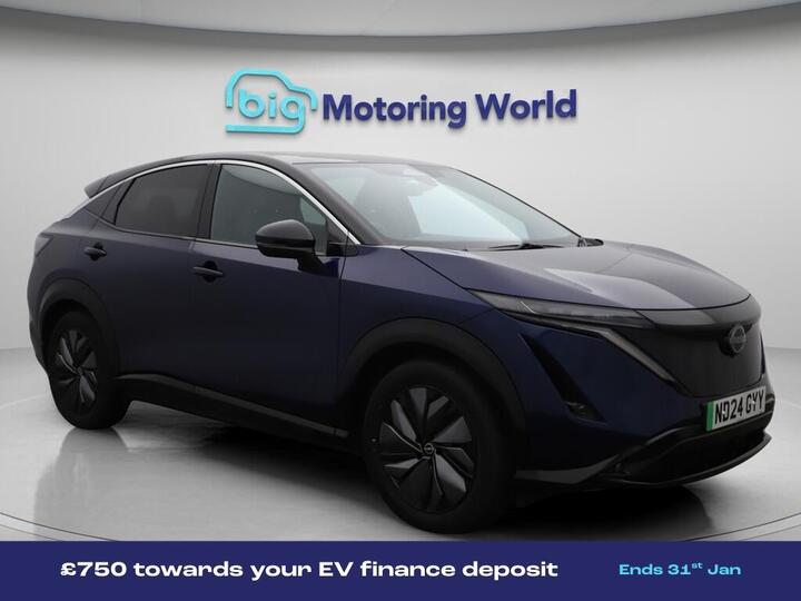 Nissan ARIYA 87kWh Advance Auto 5dr 22kW Charger