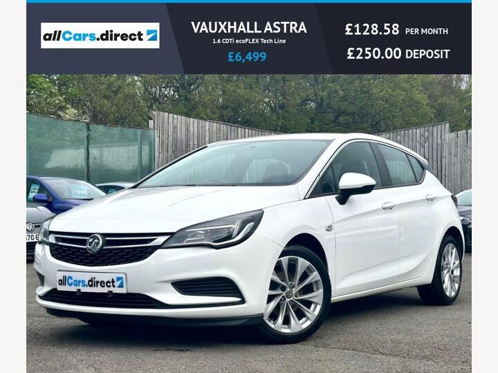 Vauxhall ASTRA 1.6 CDTi EcoFLEX Tech Line Euro 6 (s/s) 5dr