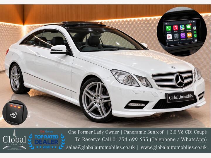 Mercedes-Benz E CLASS 3.0 E350 CDI V6 BlueEfficiency Sport G-Tronic Euro 5 2dr