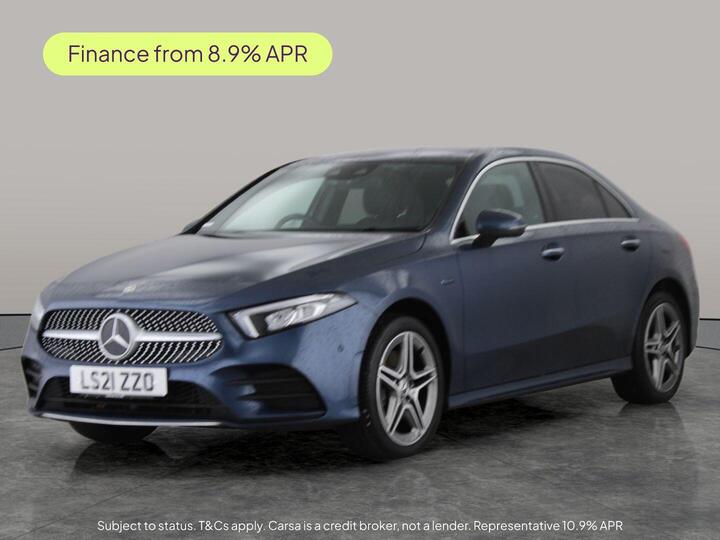 Mercedes-Benz A Class 1.3 A250e 15.6kWh AMG Line (Premium 2) 8G-DCT Euro 6 (s/s) 4dr Mercedes-Benz A Class 1.3 A250e 15.6kWh AMG Line (Premium 2) 8G-DCT Euro 6 (s/s) 4dr