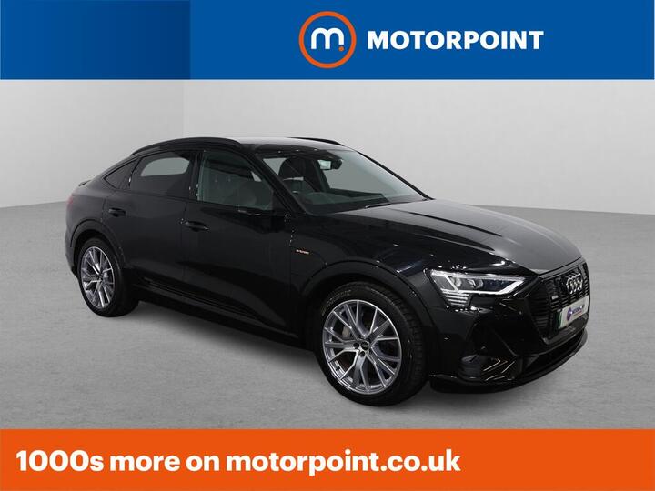Audi E-Tron 55 Black Edition Sportback Auto Quattro 5dr 95kWh (11kW Charger)