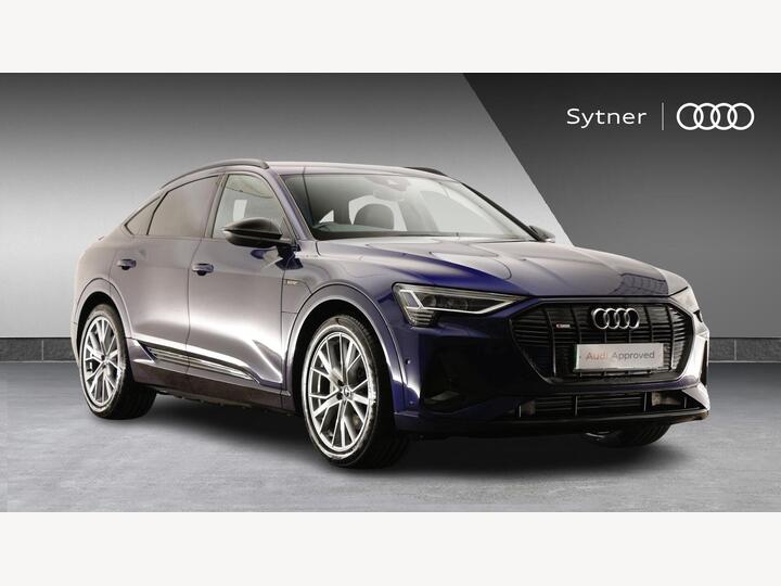 Audi E-TRON 50 Black Edition Sportback Auto Quattro 5dr 71.2kWh (11kW Charger)