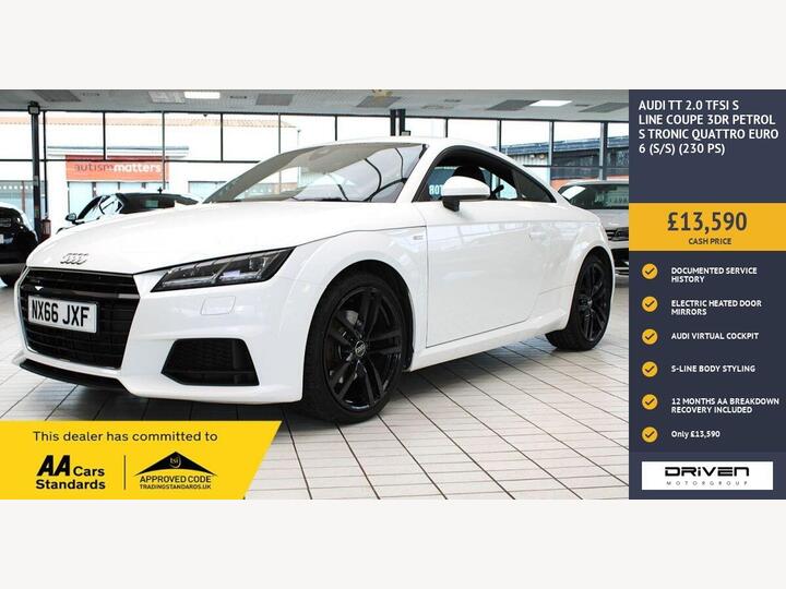 Audi TT 2.0 TFSI S Line S Tronic Quattro Euro 6 (s/s) 3dr