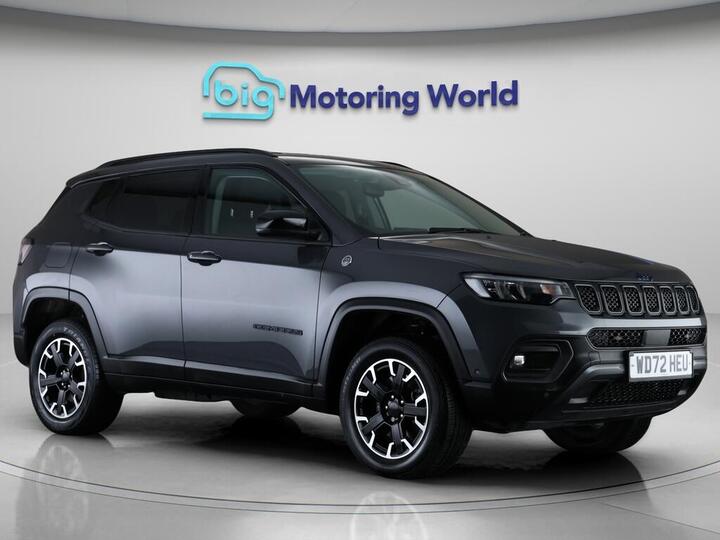 Jeep Compass 1.3 GSE T4 11.4kWh Trailhawk Auto 4xe Euro 6 (s/s) 5dr Jeep Compass 1.3 GSE T4 11.4kWh Trailhawk Auto 4xe Euro 6 (s/s) 5dr