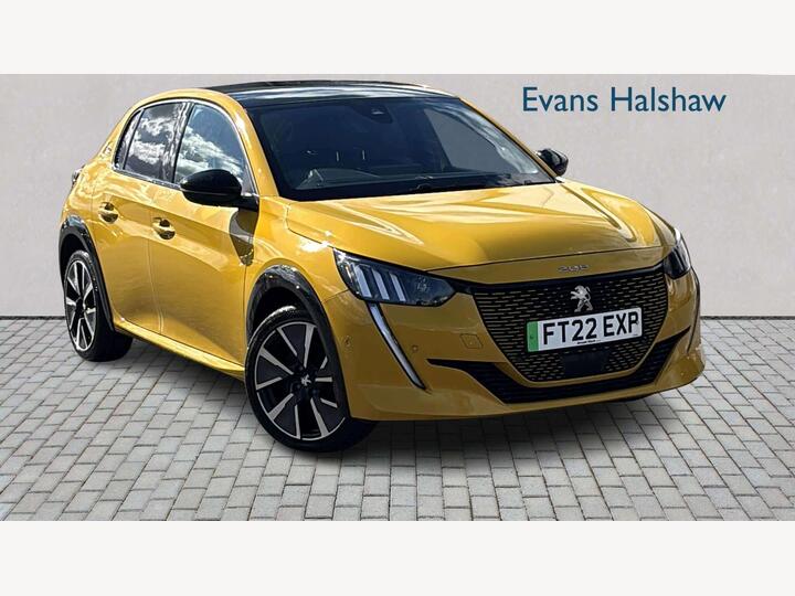 Peugeot E-208 ELECTRIC HATCHBACK 50kWh GT Auto 5dr (7kW Charger)