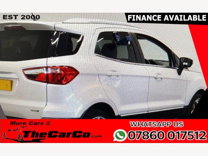 Ford ECOSPORT 1.0T EcoBoost Zetec Auto Euro 6 (s/s) 5dr Ford ECOSPORT 1.0T EcoBoost Zetec Auto Euro 6 (s/s) 5dr