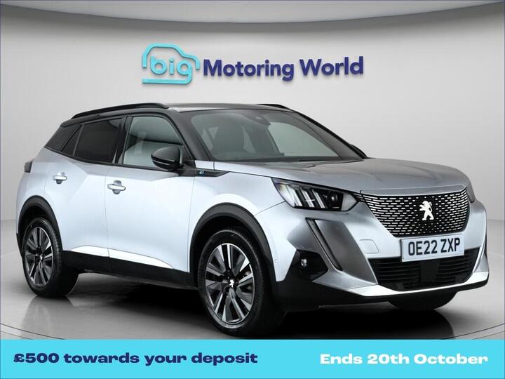 Peugeot E-2008 50kWh GT Premium Auto 5dr (7kW Charger)