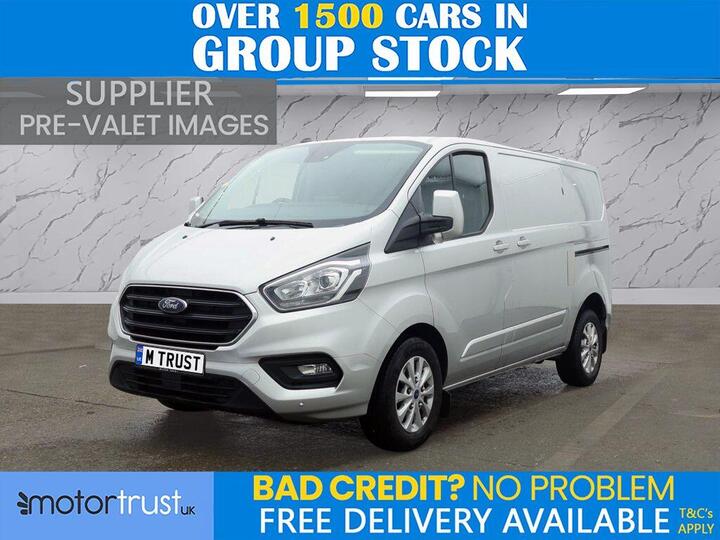 Ford TRANSIT CUSTOM 2.0 280 EcoBlue Limited Panel Van 5dr Diesel Manual L1 H1 Euro 6 (s/s) (130 Ps) ALLOYS, 2 KEYS, SECURITY LOCKS!