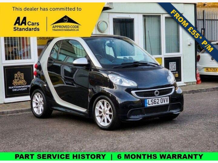 Smart FORTWO 1.0 MHD Passion SoftTouch Euro 5 (s/s) 2dr