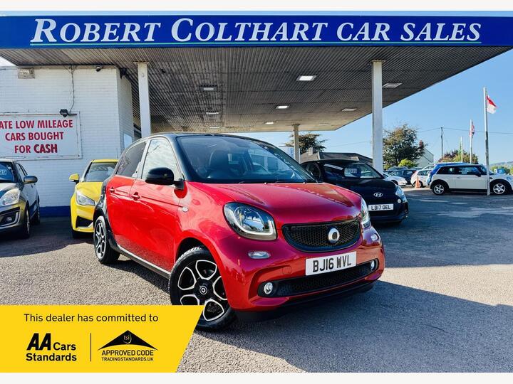 Smart Forfour 0.9T Prime (Premium Plus) Twinamic Euro 6 (s/s) 5dr
