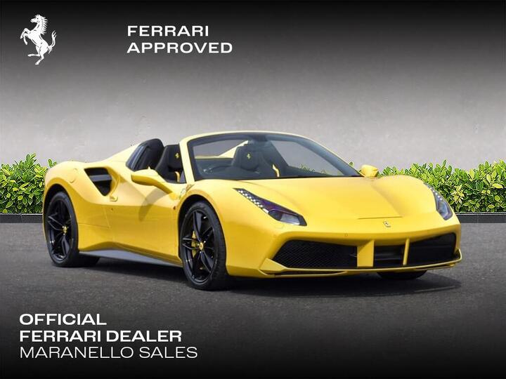 Ferrari 488 3.9T V8 Spider F1 DCT Euro 6 (s/s) 2dr Ferrari 488 3.9T V8 Spider F1 DCT Euro 6 (s/s) 2dr