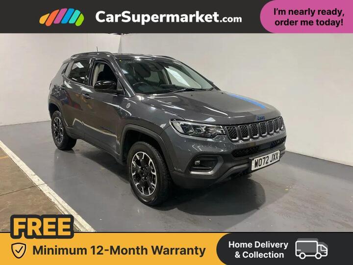 Jeep Compass 1.3 GSE T4 11.4kWh Trailhawk Auto 4xe Euro 6 (s/s) 5dr Jeep Compass 1.3 GSE T4 11.4kWh Trailhawk Auto 4xe Euro 6 (s/s) 5dr