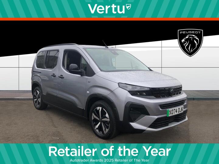 Peugeot E-Rifter 52kWh GT Standard MPV Auto 5dr (7.4kW Charger)