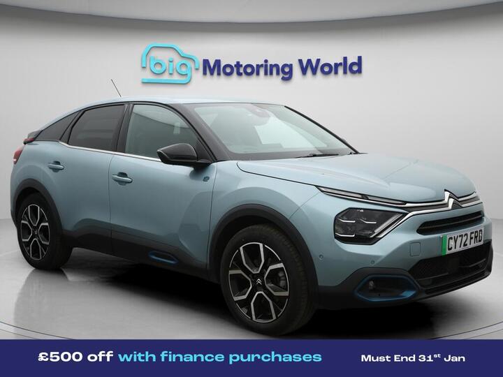 Citroen E-C4 50kWh Shine Plus Auto 5dr (7.4kW Charger)