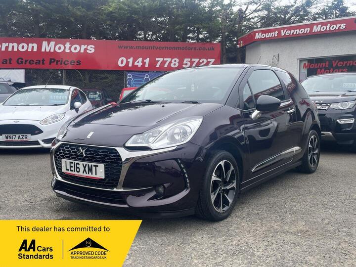 DS AUTOMOBILES DS 3 1.6 BlueHDi Elegance Euro 6 (s/s) 3dr