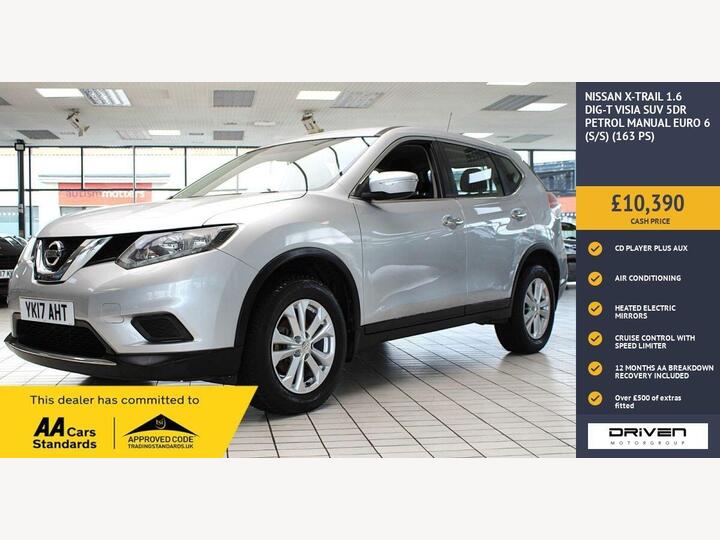 Nissan X-TRAIL 1.6 DIG-T Visia Euro 6 (s/s) 5dr Nissan X-TRAIL 1.6 DIG-T Visia Euro 6 (s/s) 5dr