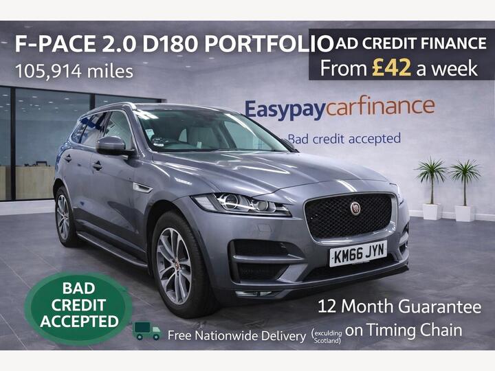 Jaguar F-PACE 2.0 D180 Portfolio Auto AWD Euro 6 (s/s) 5dr