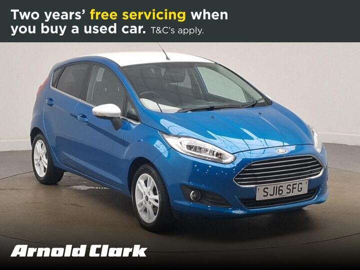 Ford Fiesta 1.0T EcoBoost Zetec Blue Edition Euro 6 (s/s) 5dr