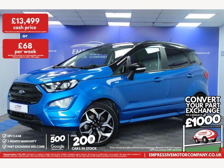 Ford ECOSPORT 1.0T EcoBoost ST-Line Euro 6 (s/s) 5dr