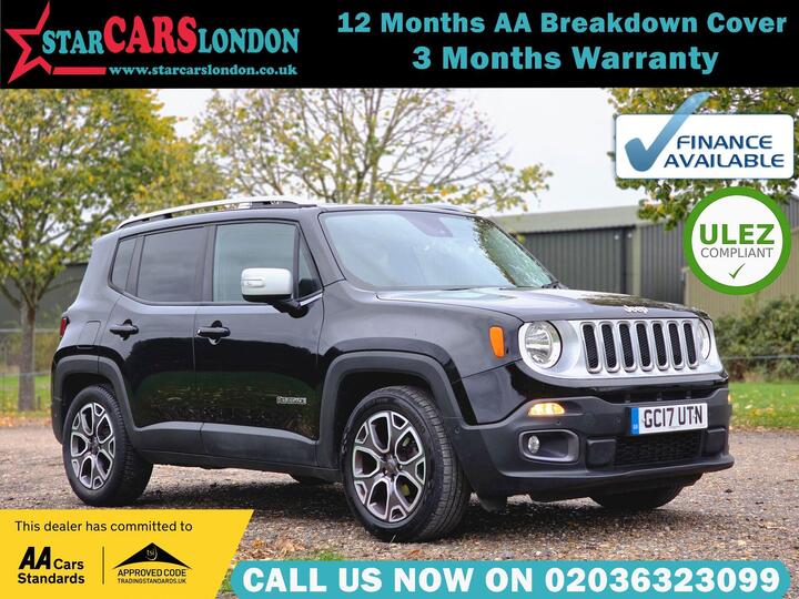 Jeep Renegade 1.4T MultiAirII Limited DDCT Euro 6 (s/s) 5dr Jeep Renegade 1.4T MultiAirII Limited DDCT Euro 6 (s/s) 5dr
