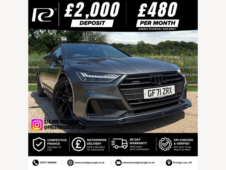 Audi A7 3.0 TDI V6 45 Black Edition Sportback S Tronic Quattro Euro 6 (s/s) 5dr