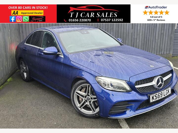 Mercedes-Benz C Class 2.0 C300d AMG Line (Premium) G-Tronic+ Euro 6 (s/s) 4dr