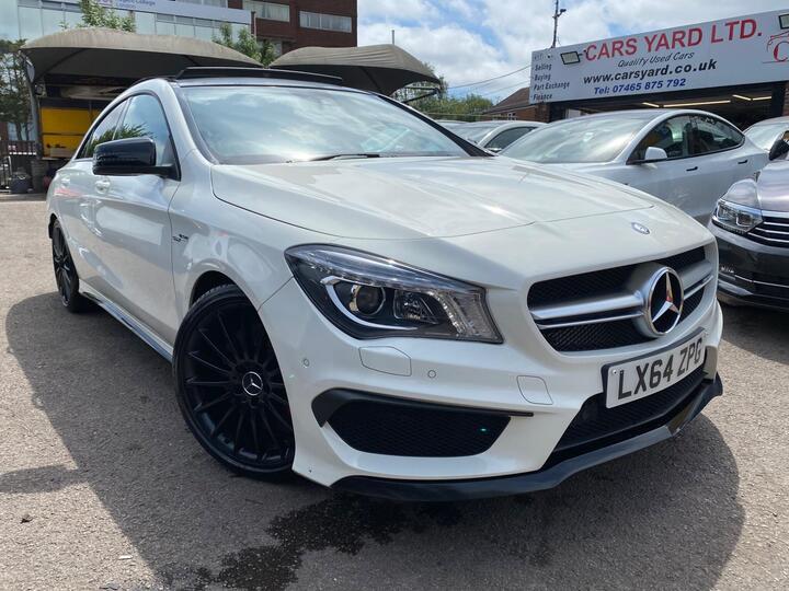 Mercedes-Benz CLA 2.0 CLA45 AMG Coupe SpdS DCT 4MATIC Euro 6 (s/s) 4dr Mercedes-Benz CLA 2.0 CLA45 AMG Coupe SpdS DCT 4MATIC Euro 6 (s/s) 4dr