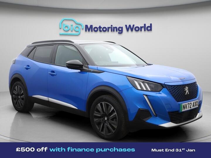 Peugeot E-2008 50kWh GT Premium Auto 5dr (7kW Charger)