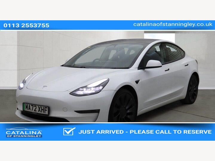 Tesla Model 3 (Dual Motor) Performance Auto 4WDE 4dr (Performance Upgrade)