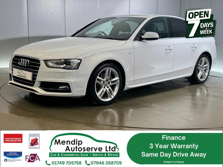 Audi A4 2.0 TFSI S Line Saloon 4dr Petrol Multitronic Euro 5 (s/s) (211 Ps)