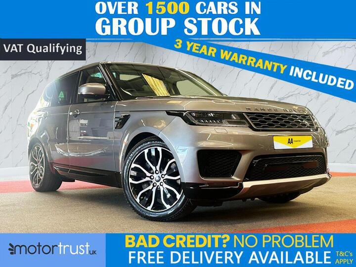 Land Rover RANGE ROVER SPORT 2.0 P400e 13.1kWh HSE Silver Auto 4WD Euro 6 (s/s) 5dr