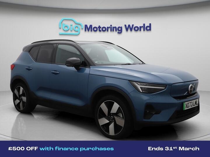 Volvo XC40 Recharge 69kWh Ultimate Auto RWD 5dr