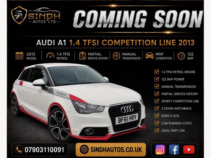 Audi A1 1.4 TFSI Competition Line Euro 5 (s/s) 3dr