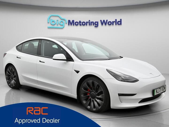 Tesla Model 3 (Dual Motor) Performance Auto 4WDE 4dr (Performance Upgrade)