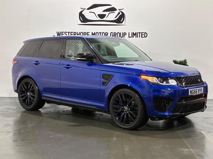Land Rover Range Rover Sport 5.0 V8 SVR Auto 4WD Euro 6 (s/s) 5dr