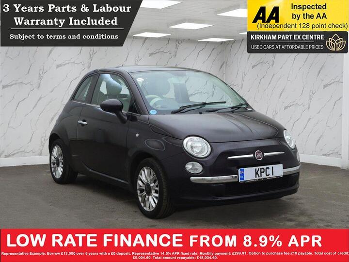 Fiat 500 1.2 Lounge Euro 6 (s/s) 3dr