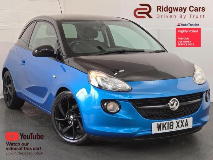 Vauxhall ADAM 1.2i ENERGISED Black Jack Euro 6 3dr