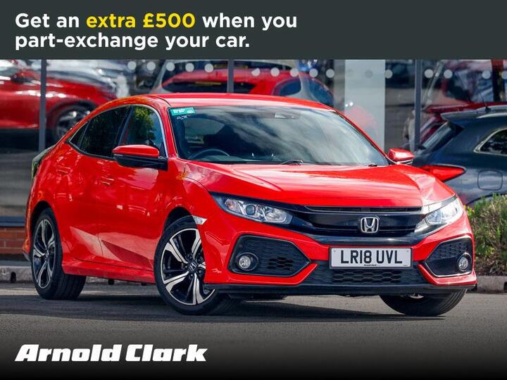 Honda Civic 1.0 VTEC Turbo SR CVT Euro 6 (s/s) 5dr Honda Civic 1.0 VTEC Turbo SR CVT Euro 6 (s/s) 5dr