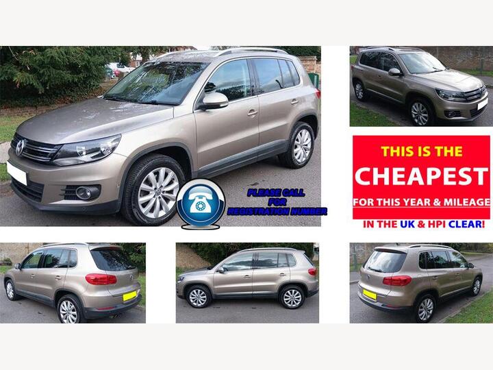 Volkswagen Tiguan 2.0 TDI BlueMotion Tech Match DSG 4WD Euro 5 (s/s) 5dr Volkswagen Tiguan 2.0 TDI BlueMotion Tech Match DSG 4WD Euro 5 (s/s) 5dr