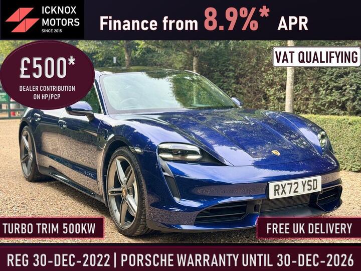 Porsche Taycan Performance Plus 93.4kWh Turbo Auto 4WD 4dr (11kW Charger)