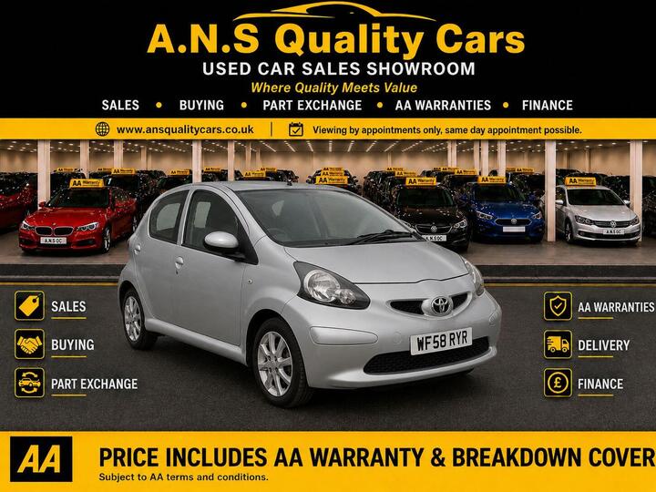 Toyota AYGO 1.0 VVT-i Platinum MultiMode Euro 4 5dr (AC)