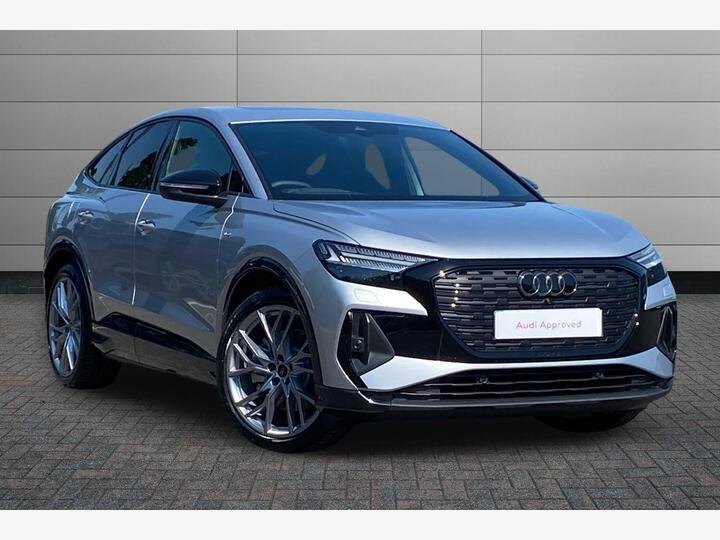 Audi Q4 E-tron 55 Black Edition Sportback Auto Quattro 5dr 82kWh Audi Q4 E-tron 55 Black Edition Sportback Auto Quattro 5dr 82kWh