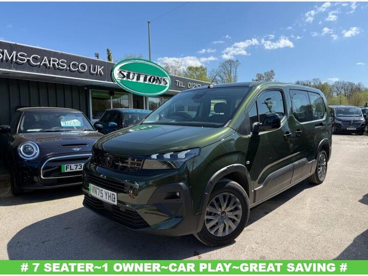 Peugeot E-Rifter 52kWh Allure Long MPV Auto 5dr (7.4kW Charger)