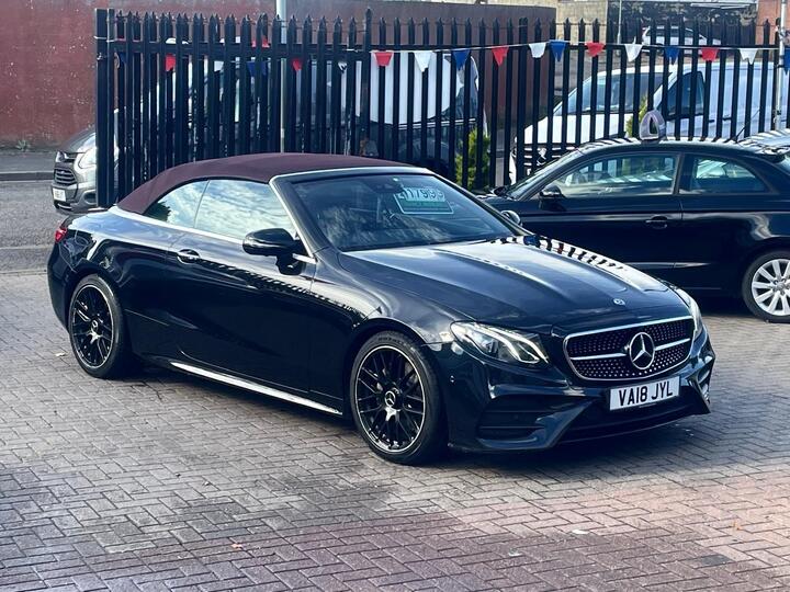 Mercedes-Benz E Class 2.0 E220d AMG Line (Premium) Cabriolet G-Tronic+ Euro 6 (s/s) 2dr
