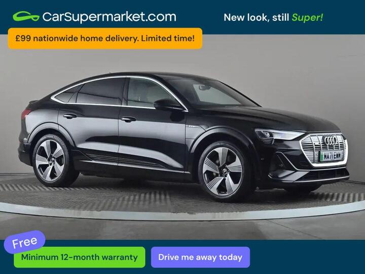 Audi E-Tron 50 S Line Sportback Auto Quattro 5dr 71.2kWh (11kW Charger)