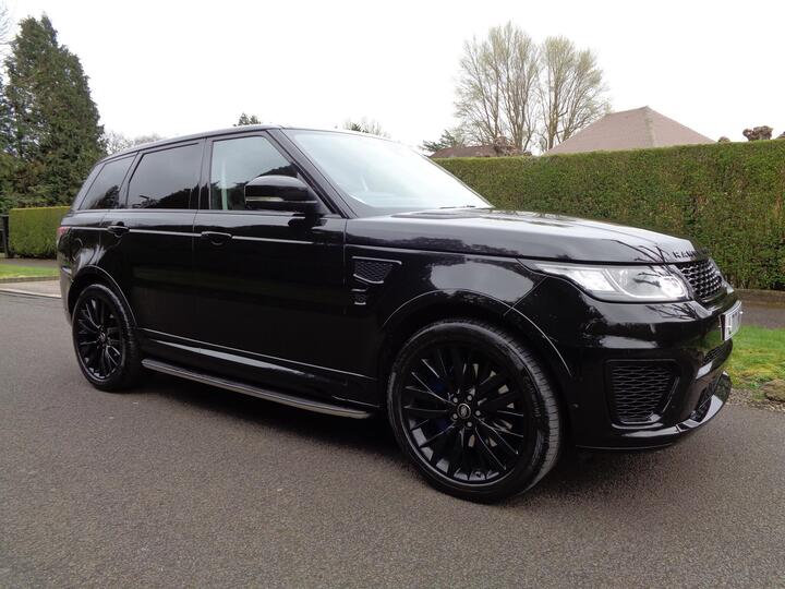 Land Rover Range Rover Sport 5.0 V8 SVR Auto 4WD Euro 6 (s/s) 5dr Land Rover Range Rover Sport 5.0 V8 SVR Auto 4WD Euro 6 (s/s) 5dr